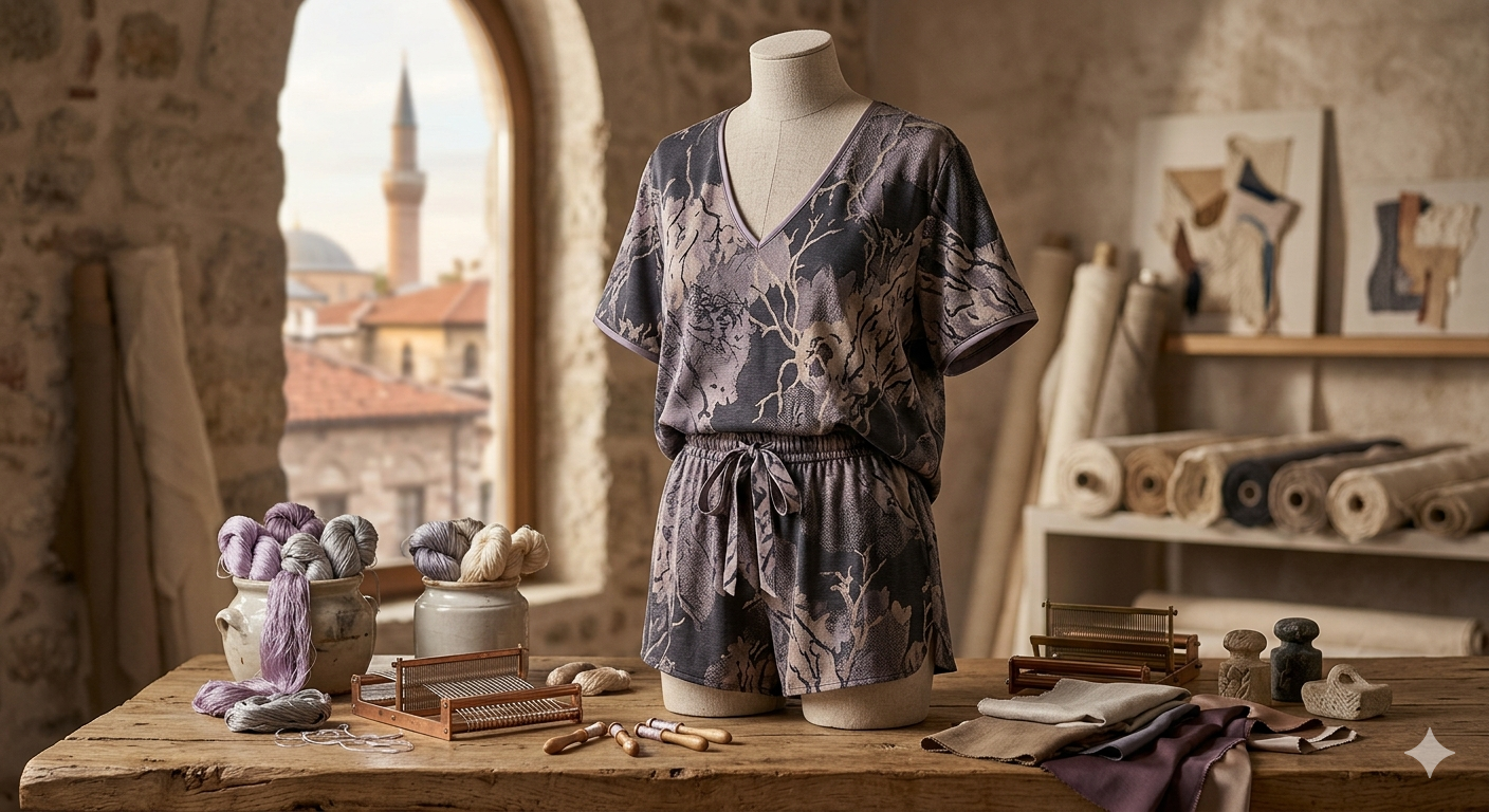 Büyük Beden Kısa Şortlu Pijama Takımları