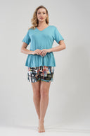 BAYAN LYC WORTEKS V YAKA KISA KOL SIRTI V ETEGI PARCALI SORT TAKIM