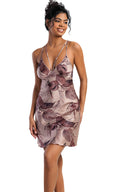 KADIN SATEEN IP ASKILI KISA BOY TUNIK