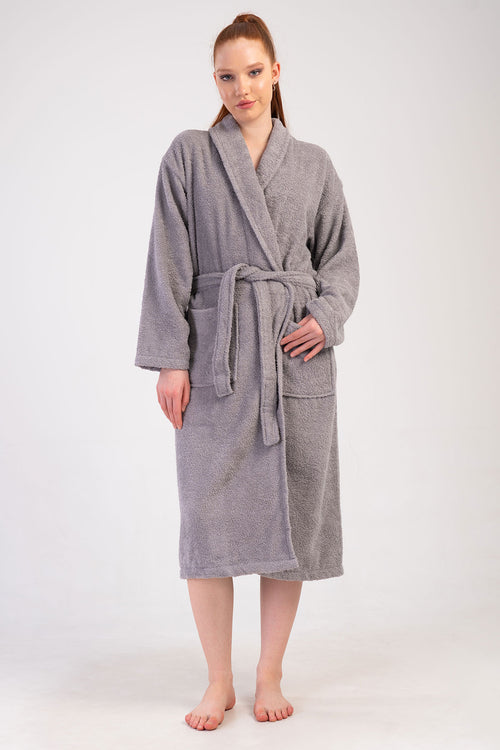 KADIN SAL YAKA BORNOZ