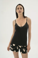 16943 KADIN İNCE ASKILI ŞORT TAKIM