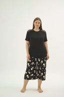 16950 KADIN BIG SIZE KISA PİJAMA TAKIM