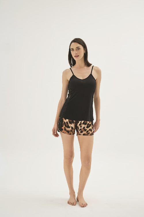 16953 KADIN İNCE ASKILI ŞORT TAKIM