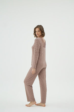 17039 KADIN KAŞKORSE PİJAMA TAKIM