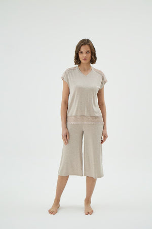 17138 KADIN KISA PİJAMA TAKIM