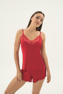 17433 KADIN İNCE ASKILI ŞORT TAKIM