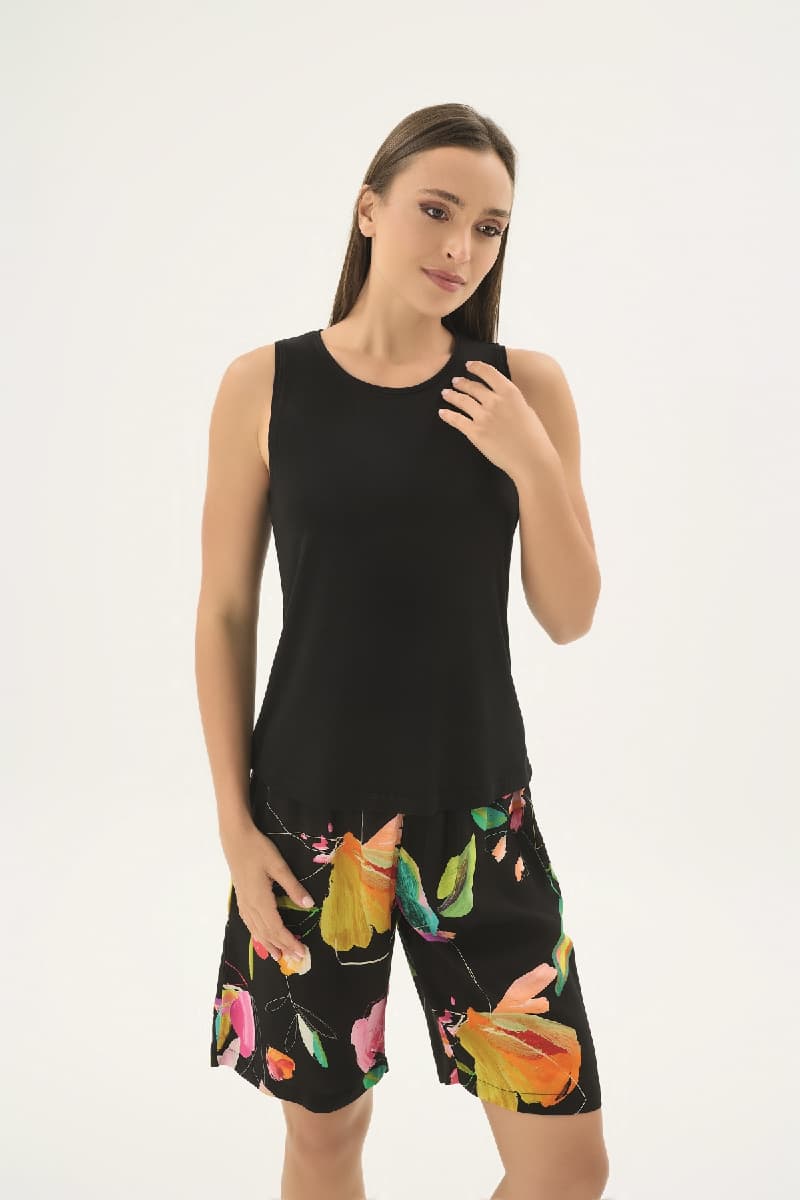 17464 KADIN GENİŞ ASKILI ŞORT TAKIM