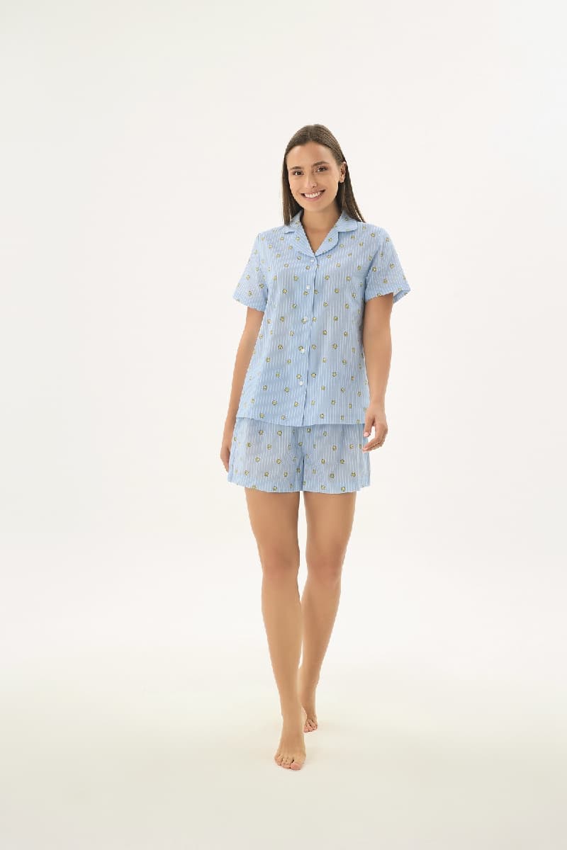 17548 KADIN DÜĞMELİ ŞORT TAKIM