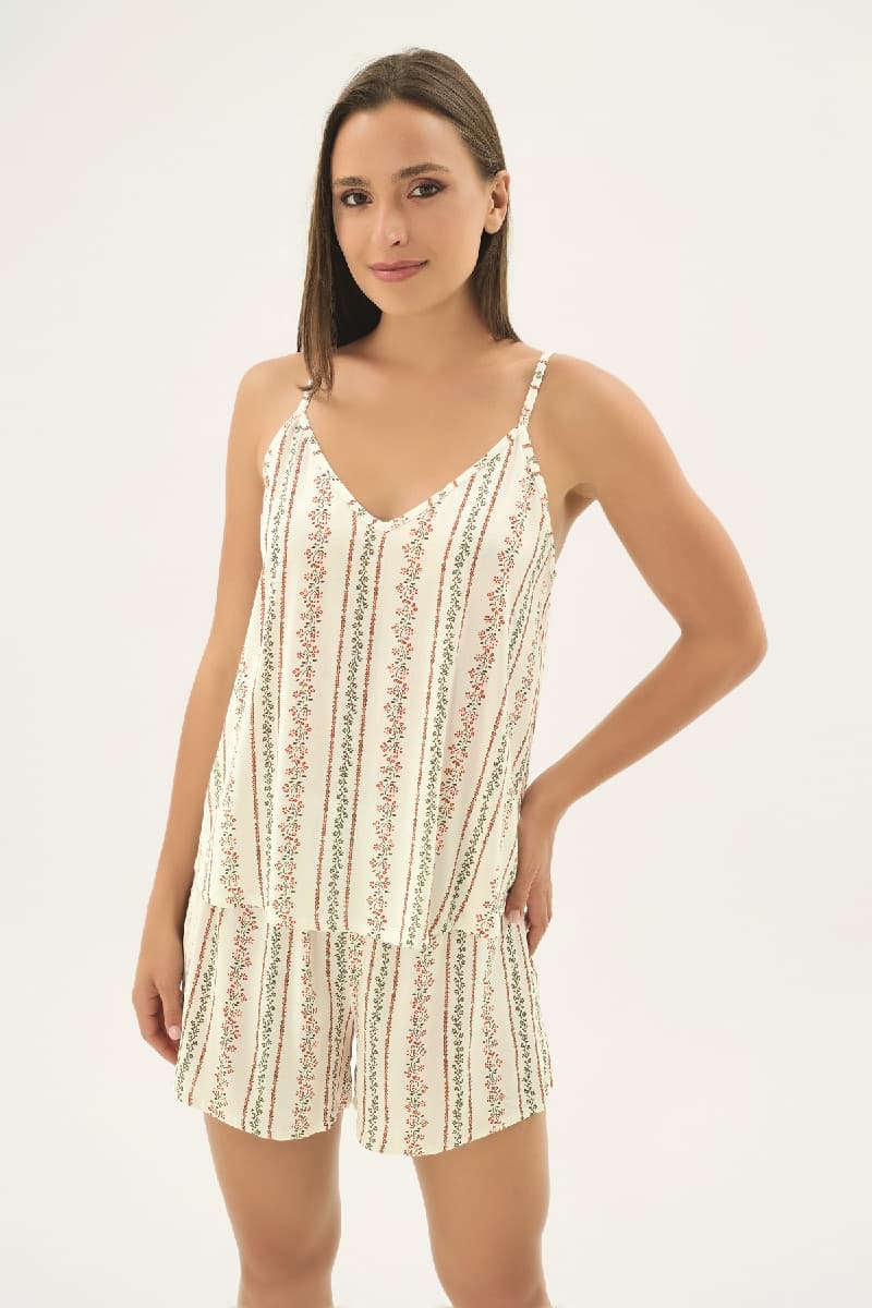 17554 KADIN İNCE ASKILI ŞORT TAKIM