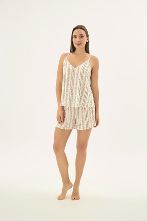 17554 KADIN İNCE ASKILI ŞORT TAKIM