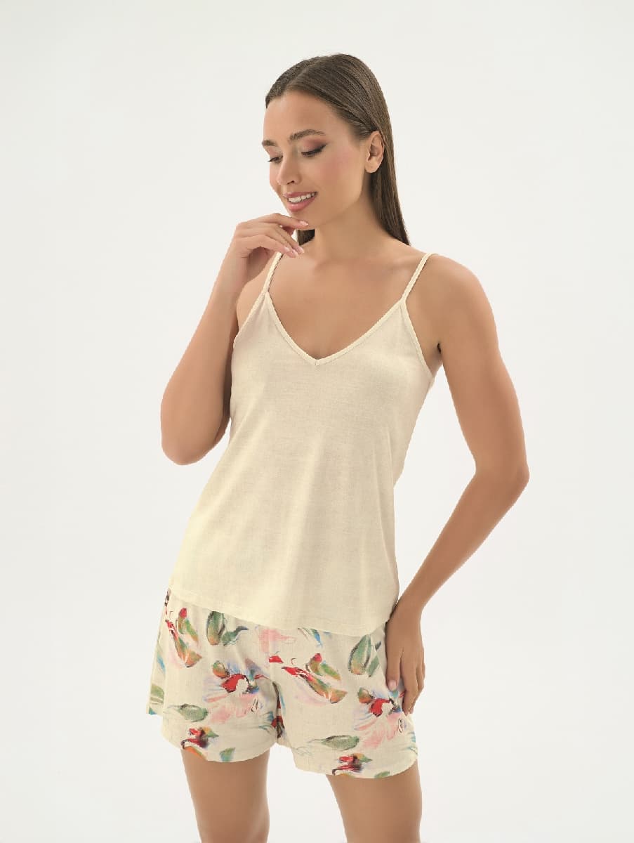 17575 KADIN İNCE ASKILI ŞORT TAKIM