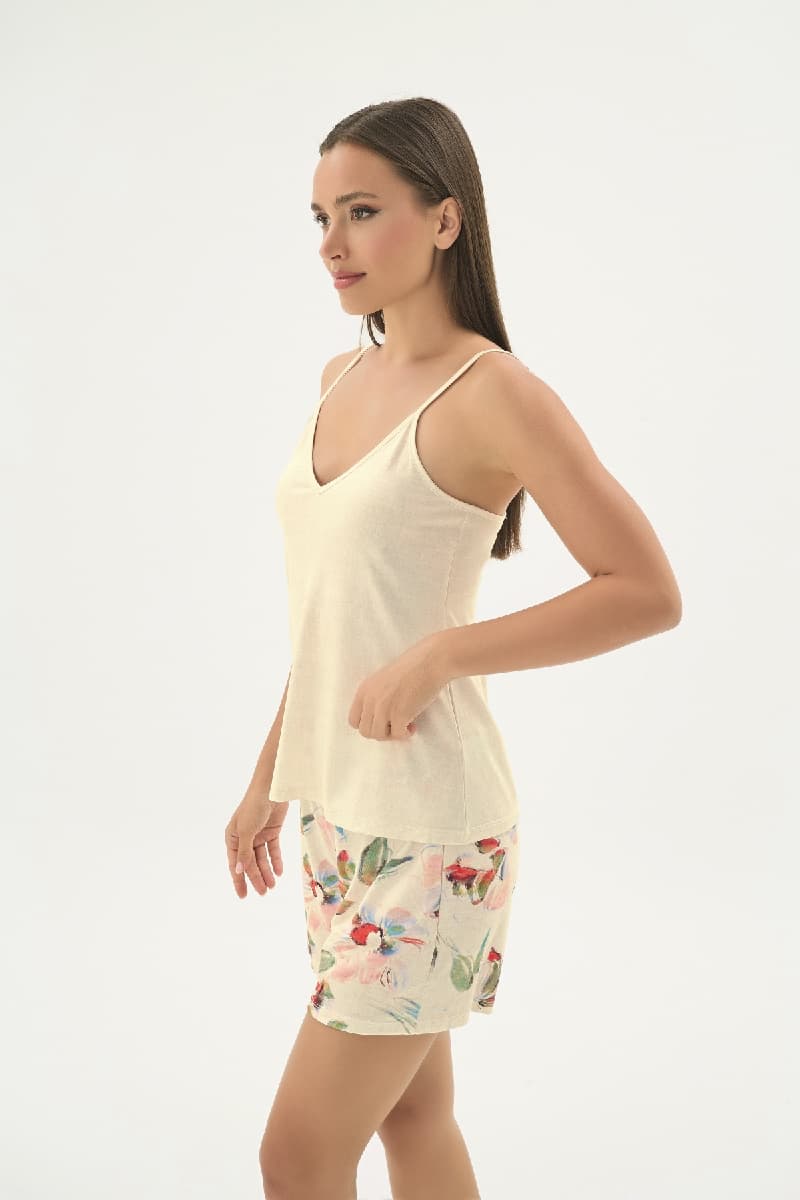 17575 KADIN İNCE ASKILI ŞORT TAKIM