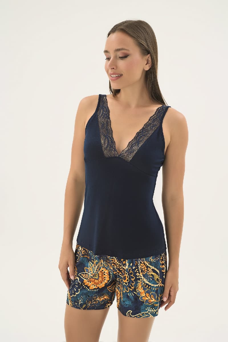 17600 KADIN GENİŞ ASKILI ŞORT TAKIM