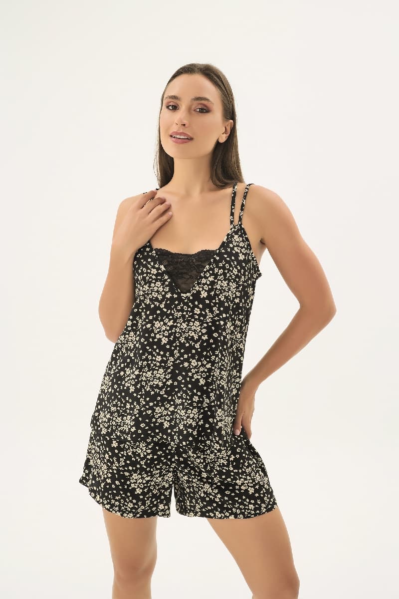 17619 KADIN İNCE ASKILI ŞORT TAKIM