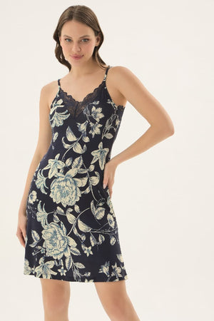 17675 KADIN İNCE ASKILI KISA GECELİK