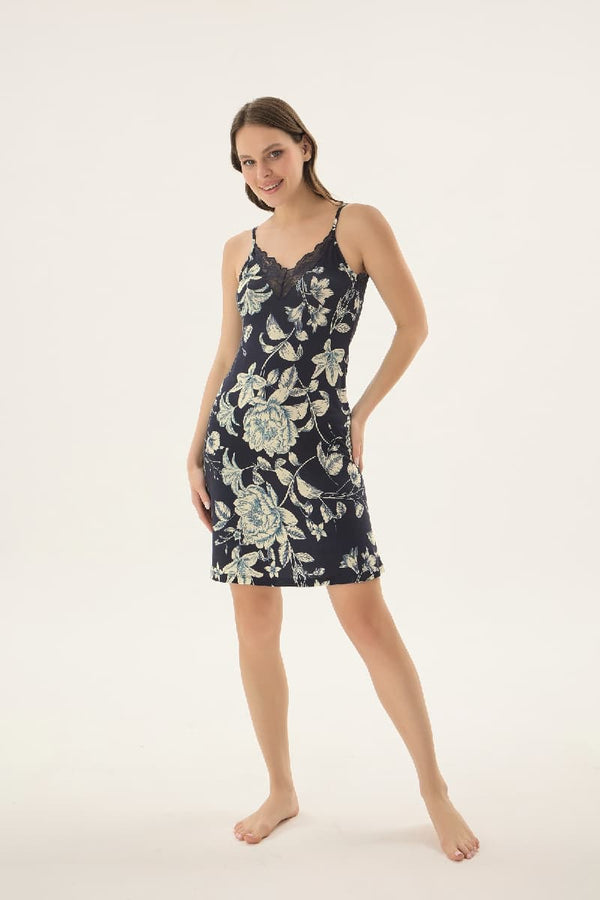 17675 KADIN İNCE ASKILI KISA GECELİK