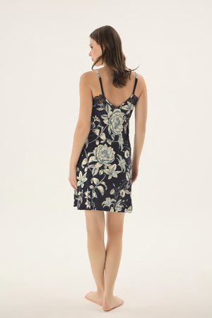 17675 KADIN İNCE ASKILI KISA GECELİK