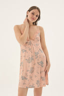 17740 KADIN İNCE ASKILI KISA GECELİK