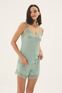 17753 KADIN İNCE ASKILI ŞORT TAKIM