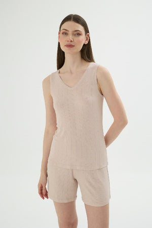 17860 KADIN GENİŞ ASKILI ŞORT TAKIM