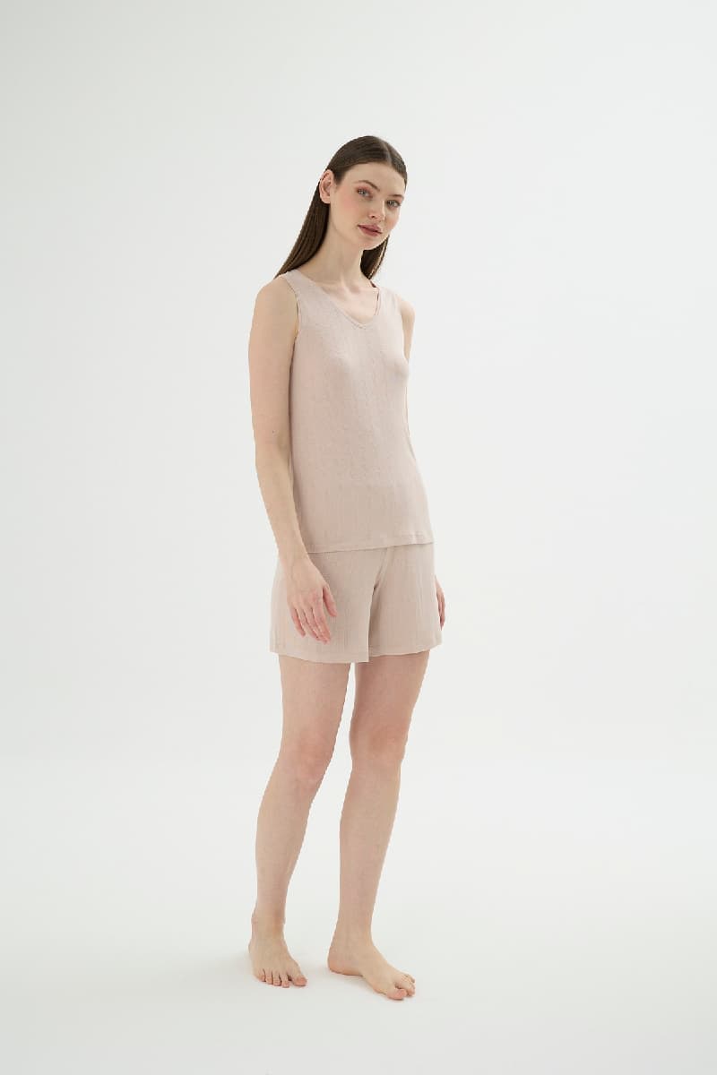 17860 KADIN GENİŞ ASKILI ŞORT TAKIM