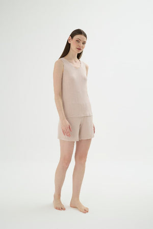 17860 KADIN GENİŞ ASKILI ŞORT TAKIM