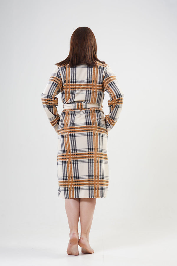 KADIN POLAR XXL SAL YAKA UZUN KOL UZUN CEPLI SABAHLIK