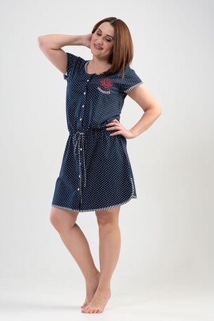 BAYAN P.SUPREM XXL O YAKA KEP KOL TAMAMI DUGMELI TUNIK