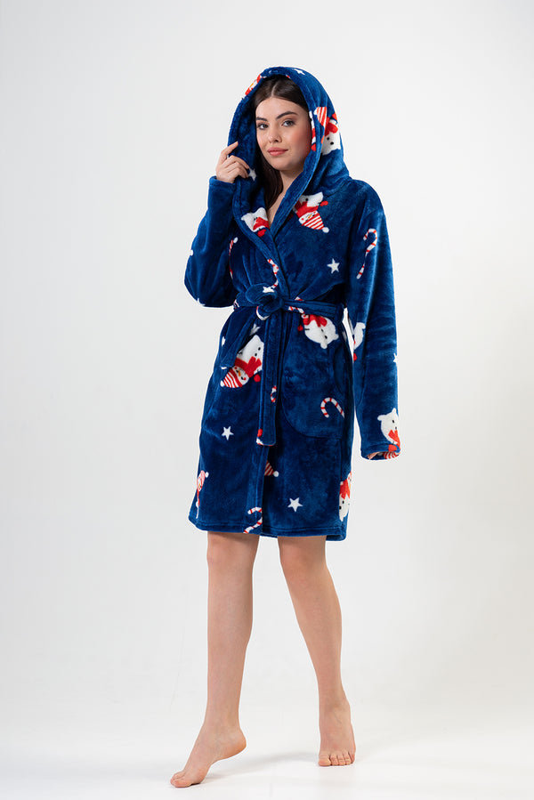 KADIN SOFT KAPSONLU UZUN KOL CEPLI KISA SABAHLIK