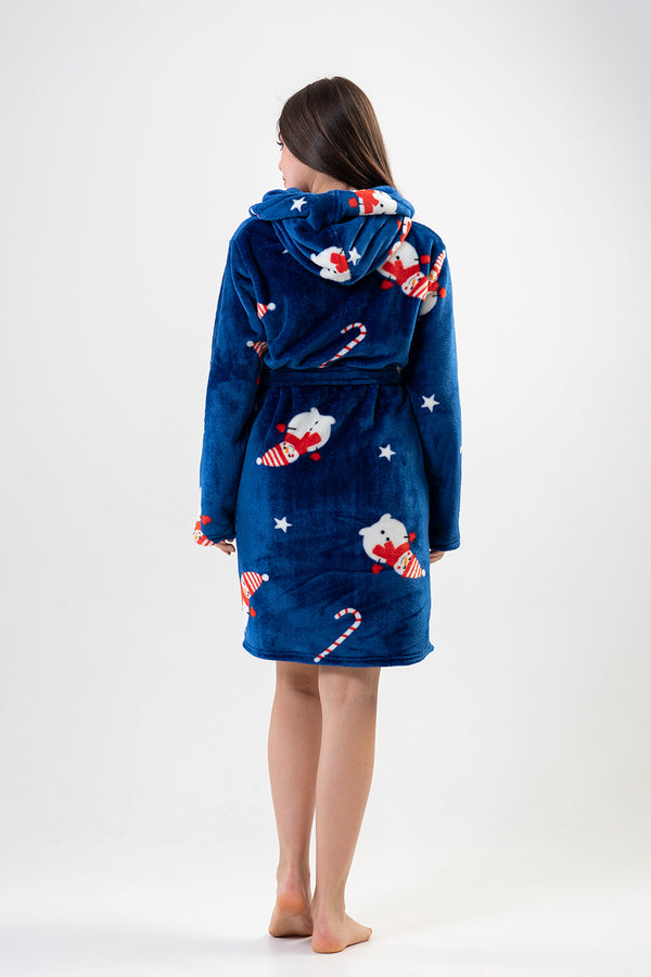 KADIN SOFT KAPSONLU UZUN KOL CEPLI KISA SABAHLIK