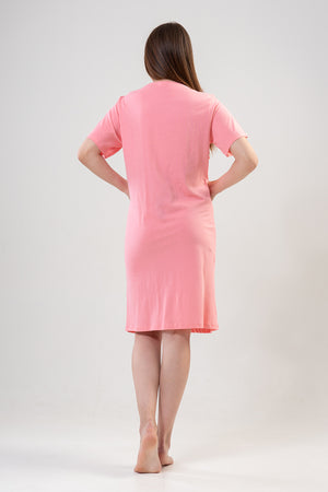 BAYAN P.SUPREM CIFT PATLI KISA KOL HAMILE TUNIK