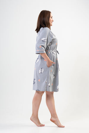 KADIN P.SUPREM XXL 3/4KOL CEPLI SABAHLIK