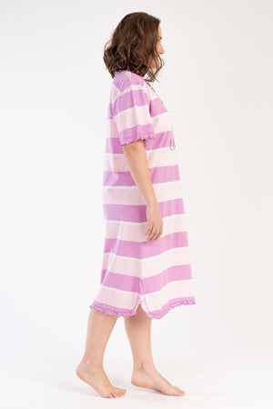 KADIN P.SUPREM XXL V YAKA KISA KOL BIBILALI BABANNE GECELIK