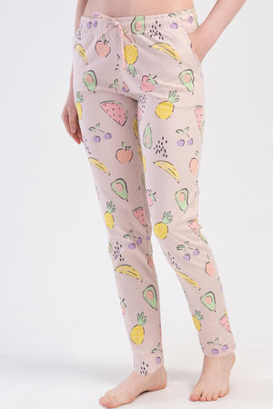 KADIN P.SUPREM CEPLI TEK ALT PIJAMA