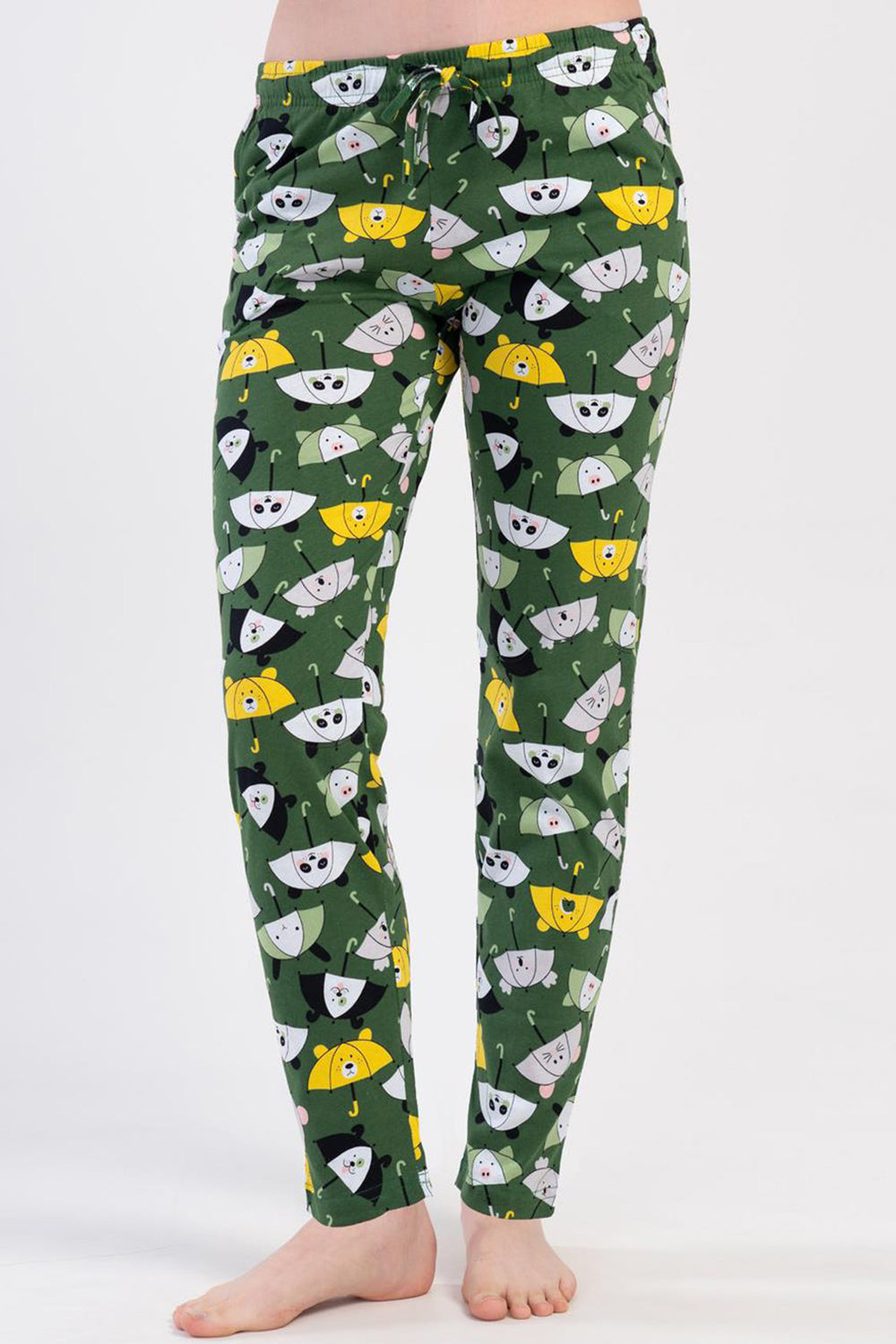 KADIN P.SUPREM CEPLI TEK ALT PIJAMA