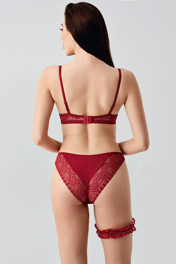 Kadın B Cup Destekli Sütyen Külot Takım