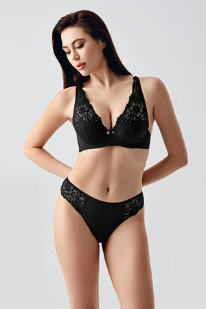 Kadın B Cup Desteksiz Sütyen Külot Takım