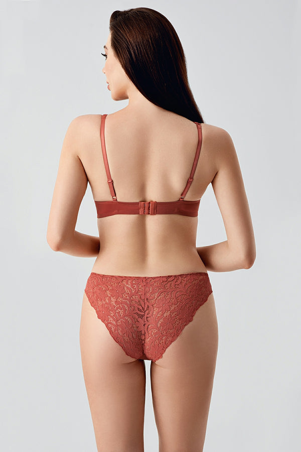 Kadın B Cup Desteksiz Sütyen Külot Takım