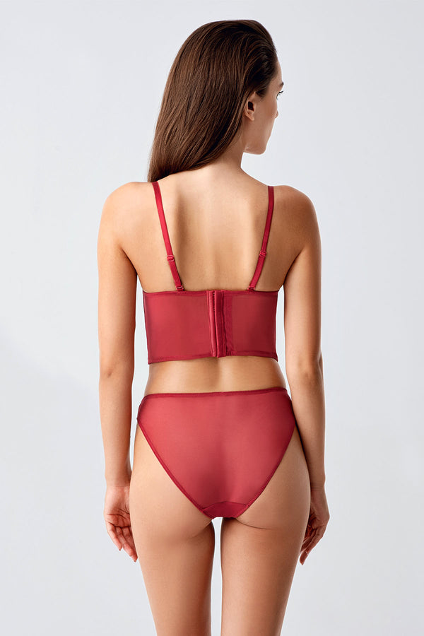 Kadın B Cup Desteksiz Sütyen Külot Takım