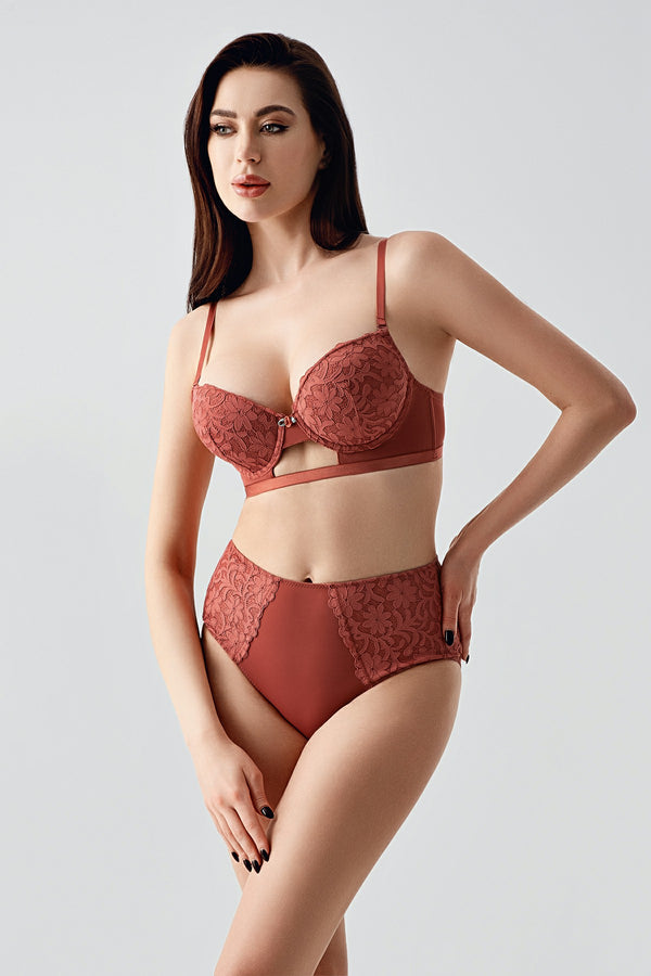 Kadın B Cup Destekli Sütyen Külot Takım