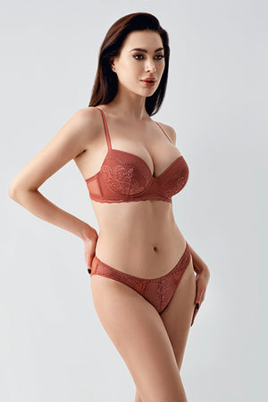 Kadın B Cup Destekli Sütyen Külot Takım