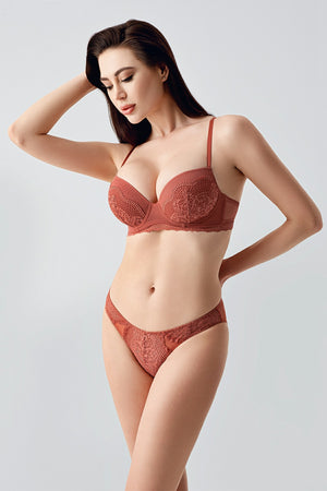 Kadın B Cup Destekli Sütyen Külot Takım