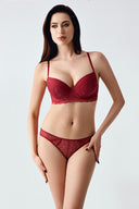 Kadın C Cup Desteksiz Sütyen Külot Takım