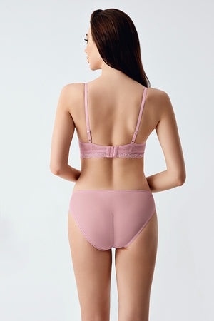Kadın C Cup Desteksiz Sütyen Külot Takım