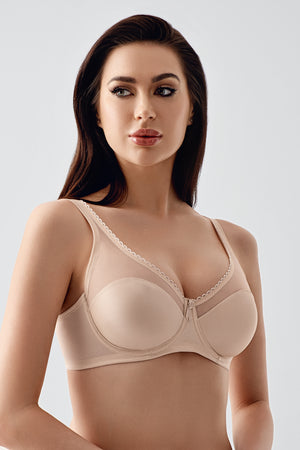 Kadın Balenli D Cup Toparlayıcı Sütyen