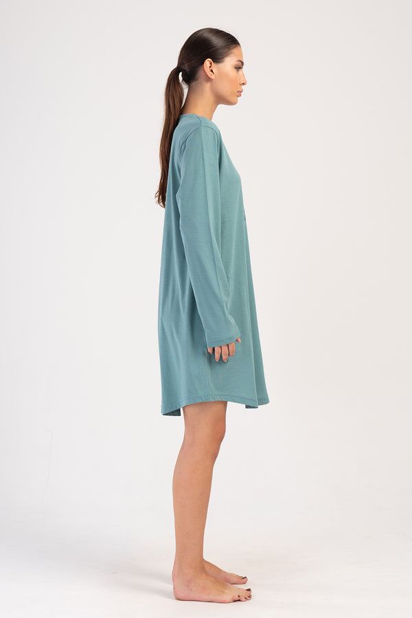 KADIN P.SUPREM BATTAL XXL O YAKA UZUN KOL ETEGI OVAL CEPLI TUNIK