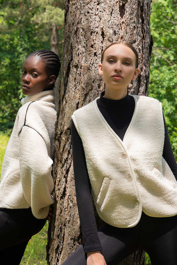 KADIN WELSOFT ETEGI OVAL CEPLI YELEK