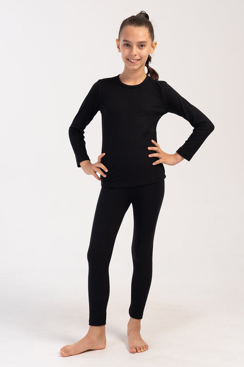 KIZ COCUK COMFORT O YAKA UZUN KOL ICLIK TAKIM(7-8/13-14)