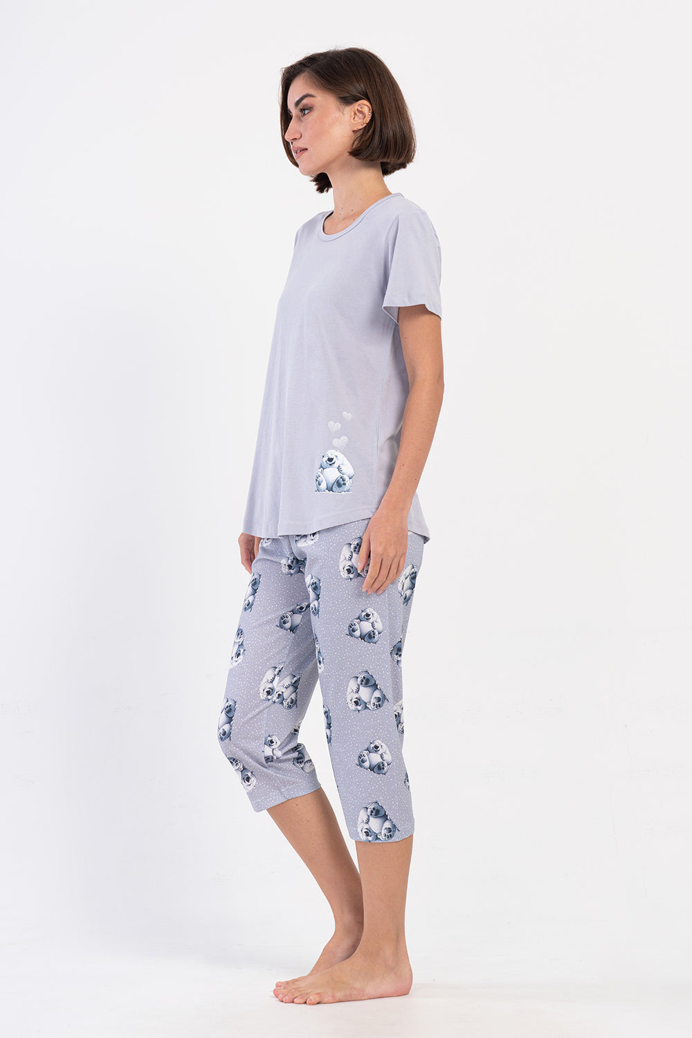 KADIN P.SUPREM O YAKA KISA KOL ETEGI OVAL KAPRI TAKIM