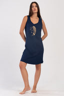 KADIN P.SUPREM O YAKA GENIS ASKILI ETEGI OVAL TUNIK